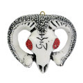 Cow Ox Head Gemstone Pendant Jewelry Necklace